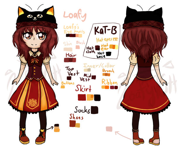 Vtuber Concept Art (Simplified)