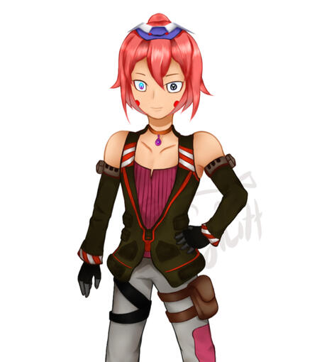 Stylized w/ plain BG